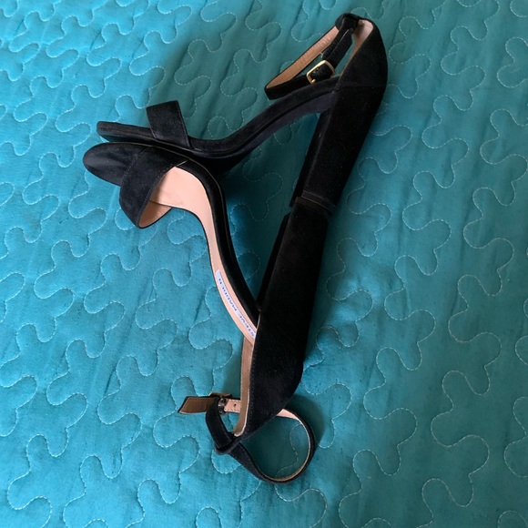 Steve Madden -Carrson Black Leather heeled sandals - Picture 8 of 11